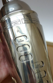 ILSA Italy stainless steel recipe cocktailshaker