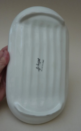 Italiaanse faience aspergeschaal