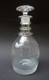 Georgian cut glass Prussian decanter