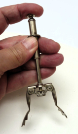 Verzilverde mechanische suikerklontjes tang