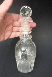 Crystal liqueur decanter 19th century