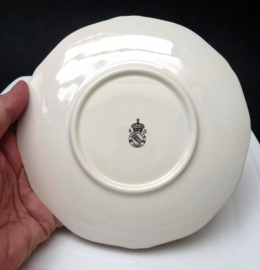 K & G Luneville Old Strasbourg faience kop en schotel thema Roos