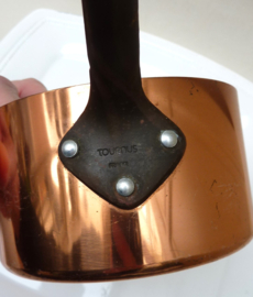 Tournus France vintage copper saute pan