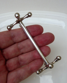 Christofle antique silver plated crossed ends knife rest