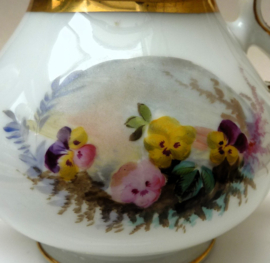 Biedermeier porseleinen theepot