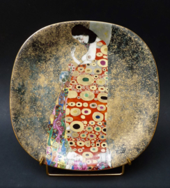 Lilien Porzellan Gustav Klimt Die Hoffnung wall plate