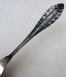 Vintage stainless steel dessert forks Victorian style