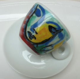 Illy Collection 1993 Sandro Chia Facce Italiane espresso cup 819