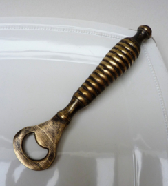 Antique brass bottle opener