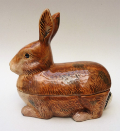 Michel Caugant rabbit tureen