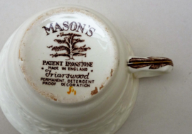 Mason's Friarswood theekop met schotel