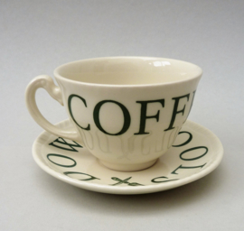 Wood and Sons The Kitchen Garden coffee cup with saucer