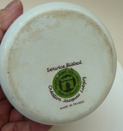 Porcelaine d'Auteuil Bistrot melkkan