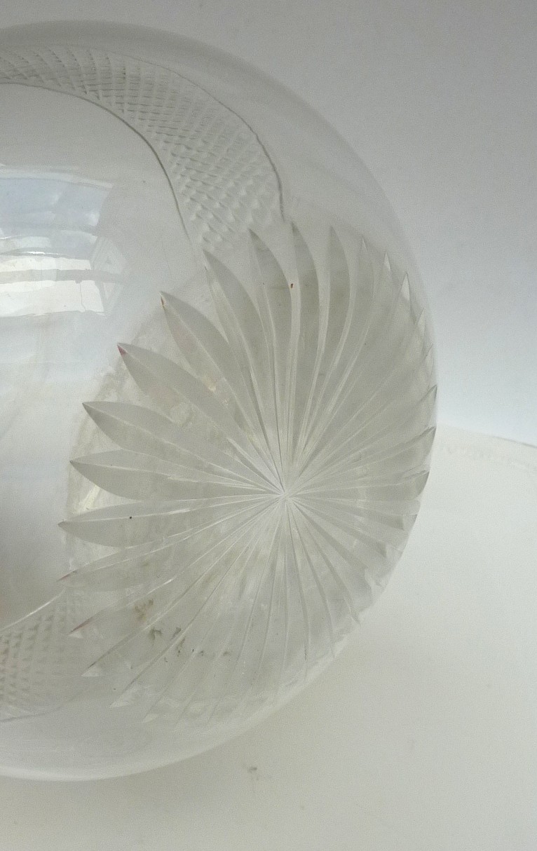 Victorian shaft and globe decanter