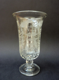 Victoriaanse glass celery vase