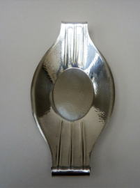 Gero Art Deco gehamerd verzilverd bonbonschaaltje