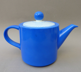 Kahla vintage royal blue polka dot teapot