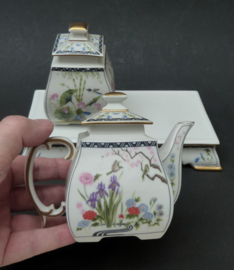 Franklin Mint Birds and Flowers Japans roomstel