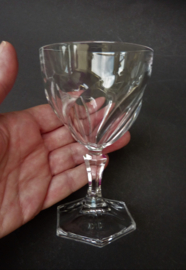 Cristal d'Arques Durand crystal wine glass Tornade