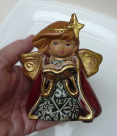 Ceramic Christmas Angel votive