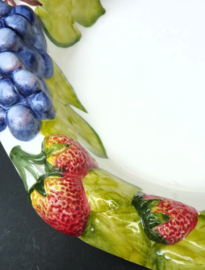 Bassano majolica fruit bowl