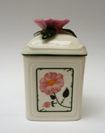 Villeroy Boch Wildrose lidded jam jar