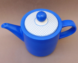 Kahla vintage royal blue polka dot teapot