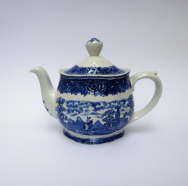 Arabia Landscape Blue teapot