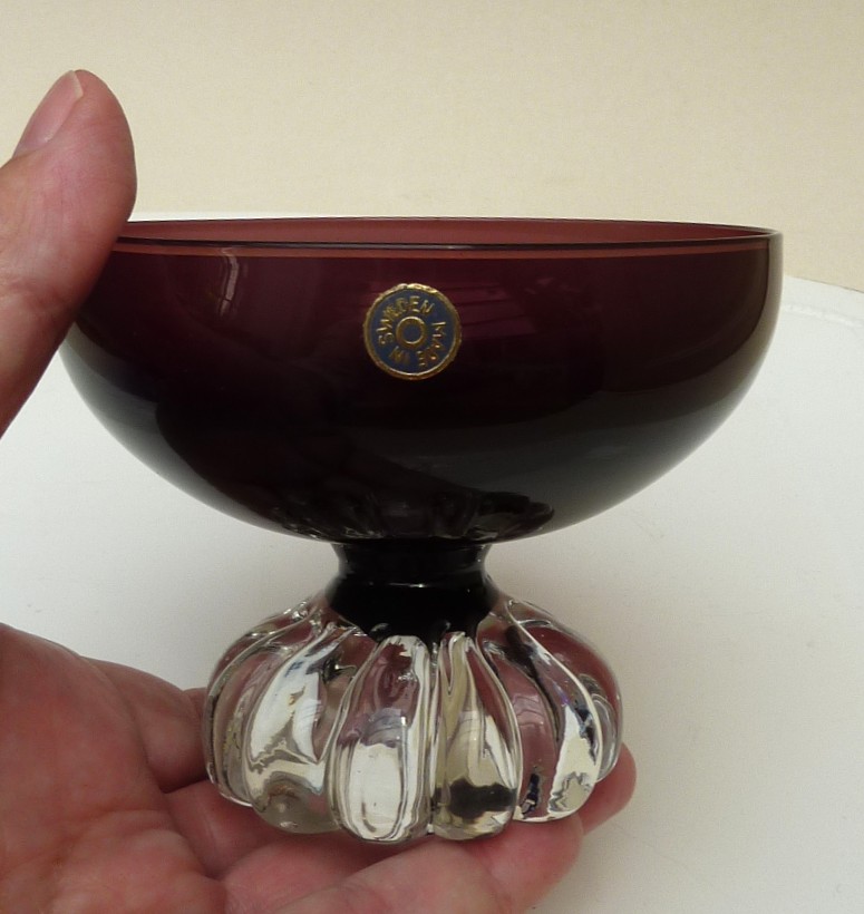 Aseda Sweden gekleurde glazen champagne dessert coupes