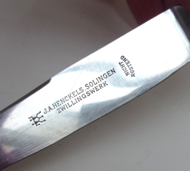 JA Henckels Solingen horn handle table knife