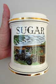 Portmeirion vintage apothekers vooraadpot voor suiker