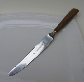 JA Henckels Solingen horn handle table knife