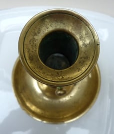 Brass ejector chamberstick 19th century