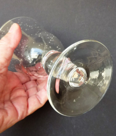 Bubbeltjesglas wijnglas transparant