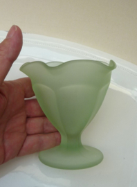 Pistache groene persglazen dessert coupes