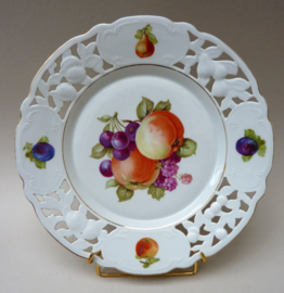 Schumann Bavaria reticulated porcelain fruit dish