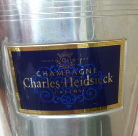 Charles Heidsieck aluminium champagne bucket