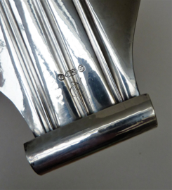 Gero Art Deco gehamerd verzilverd bonbonschaaltje