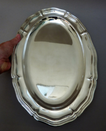 Alpaka Sweden silver plated contoured tray