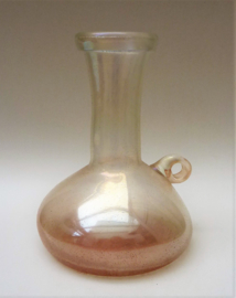 Pink glass Gallo Roman style vase