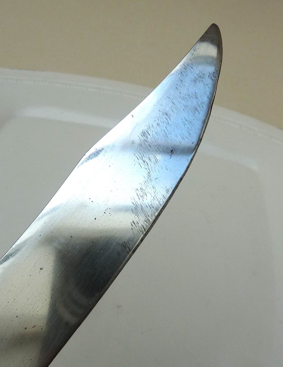 Antique French silver plated meat carving set