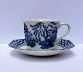 Meakin Liberty Blue Willow cup and saucer