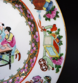 Chinees Rose Mandarin bord leraar met leerlingen ProC 1950