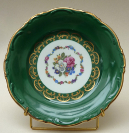 Mitterteich Mid Century green Dresden style breakfast set