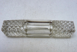 Antique crystal knife rests