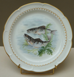 French porcelain fish service