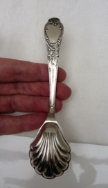 Silver plated Solingen Rococo style cake server and cream spoon