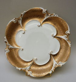 Ilmenau porcelain fruit bowl in baroque style