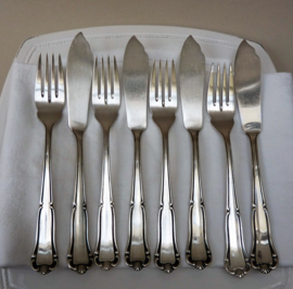 Gustav Ebel Solingen silver plated fish cutlery