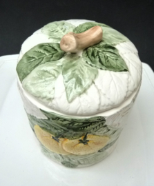 Barbotine voorraadpot Citrusvruchten